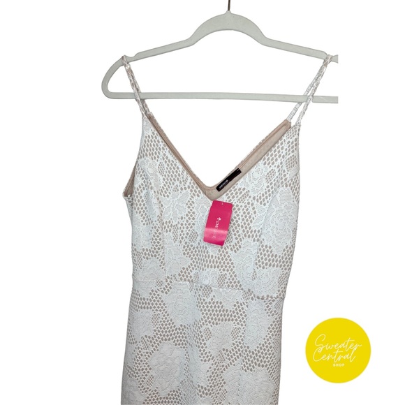 Love Culture White Lace Midi Dress - Picture 3 of 4